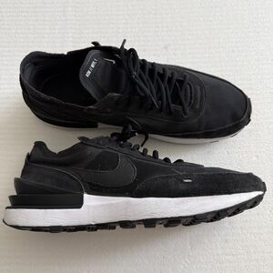 Size 10 - Nike Waffle One Black